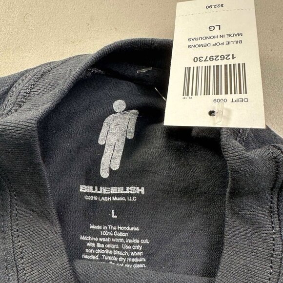 Billie Ellish Ghoul Smoke T-shirt Black Pick Your Size! - Picture 3 of 3